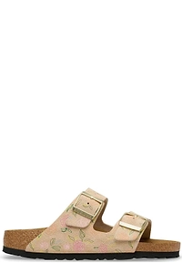 Birkenstock Arizona Floral Printed Buckled Slides