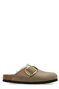 Birkenstock Boston Big Buckle Shearling Clogs