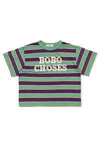 Bobo Choses Logo Striped T-Shirt