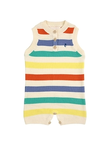 Bobo Choses Striped Sleeveless Tracksuit
