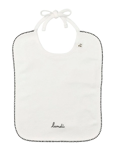 Bonpoint Seven-Pack Embroidered-Motif Tied Bibs
