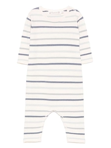 Bonpoint	Striped Crewneck Rompers