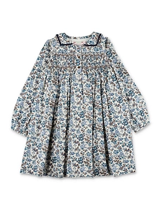 Bonpoint Smocked Floral Printed Dress