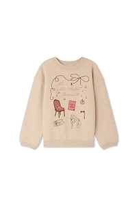 Bonpoint Tayla Embroidered Sweatshirt