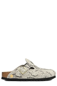 Birkenstock Embossed Buckle Fastened Flats