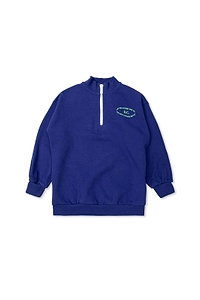 Bobo Choses Zip-Neck Printed Sweatshirt