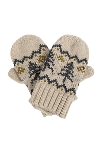 Bonpoint Thuri Fair Isle-Knit Neck-Strap Mittens