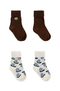 Bobo Choses Pack Of 2 Stamp Bloom Socks