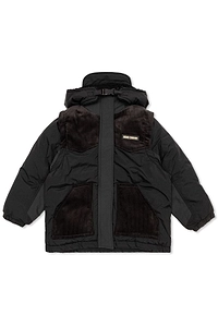 Bobo Choses Panelled Hooded Down Jacket