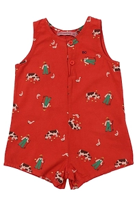 Bobo Choses Pattern-Printed Playsuit