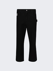 Bode Embroidered Denim Knolly Brook Trousers