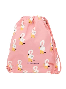 Bobo Choses Pelican Print Drawstring Backpack