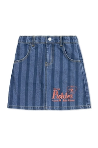 Bobo Choses Pickles Printed Denim Skirt
