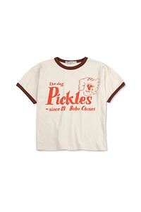 Bobo Choses Pickles Print Ringer T-Shirt