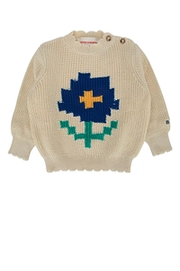 Bobo Choses Pixel Daisy Knitted Sweater