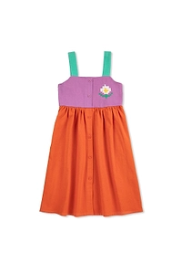Bobo Choses Pixel Flower Strappy Dress