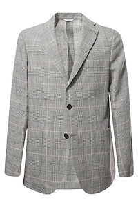 Boglioli Checked Two-Button Blazer