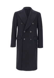 Boglioli Double-Breasted Long Coat