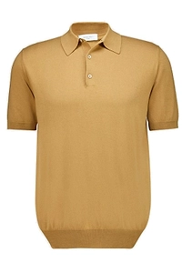 Boglioli Garment Dyed Short-Sleeve Polo Shirt