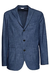 Boglioli Single-Breasted Long-Sleeved Blazer