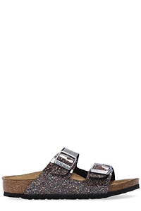 Birkenstock Kids Arizona Glittered Double-Buckle Slides