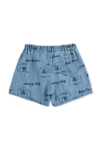 Bobo Choses Printed Denim Shorts