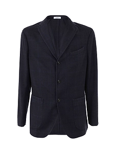 Boglioli Single-Breasted Checked Jacket
