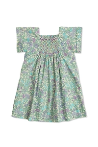 Bonpoint	Wide Sleeved Printed Pais Dress