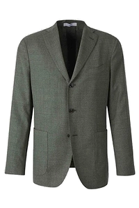 Boglioli Single-Breasted Straight Hem Blazer