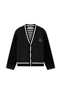 Bonpoint V-Neck Button-Up Cardigan