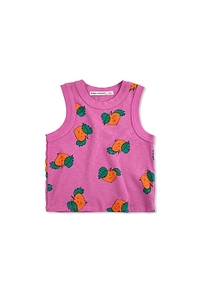 Bobo Choses Ribbed Fruit Print Tank Top