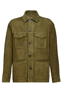 Boglioli Utility Button-Up Shirt Jacket