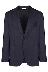 Boglioli Textured Single Breasted Blazer