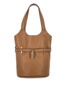 Borbonese Belted Padlock Shoulder Bag