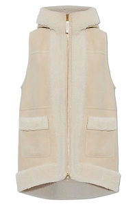 Bogner Lona Hooded Shearling Vest
