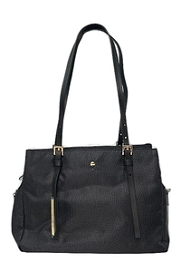 Borbonese Small Denim Zipped Crossbody Bag