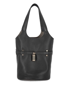 Borbonese Padlock Detail Shoulder Bag