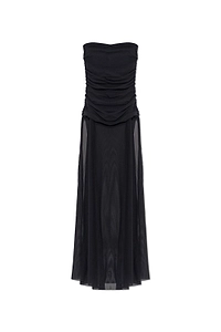 Bond-Eye Arlo Ruched Strapless Beachwear Dress