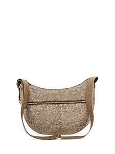 Borbonese Zipped Medium Shoulder Bag