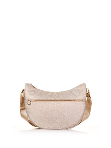 Borbonese Zipped Medium Shoulder Bag