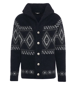 Borgo Asolo Rombi Geometric Pattern Cardigan