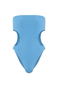 Bond-Eye Fane Cut-Out One-Piece Swimsuit