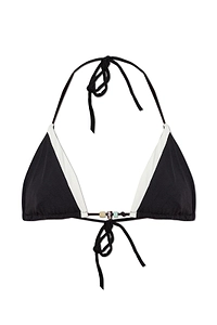 Bond-Eye Fosca Beaded Triangle Bikini Top