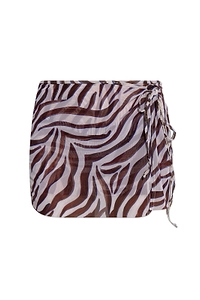 Bond-Eye Maeve Tie-Side Mini Skirt