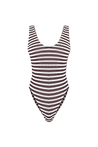 Bond-Eye Mara Stripe One-Piece Swimsuit