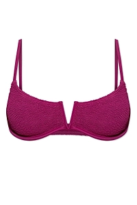 Bond-Eye Nora Textured Bikini Top