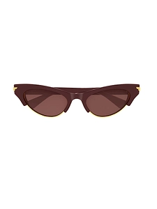 Bottega Veneta Eyewear Cat Eye Frame Sunglasses