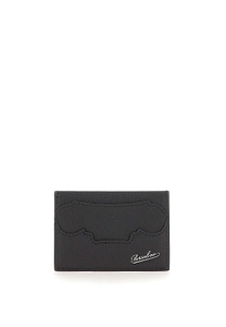 Borsalino Embossed Logo Card Holder Wallet