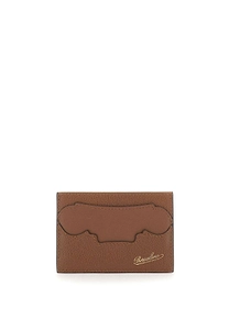 Borsalino Embossed Logo Card Holder Wallet