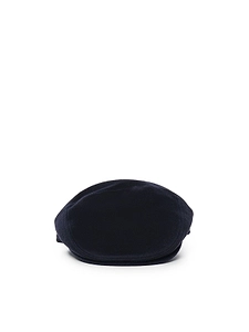 Borsalino Panelled Flat Cap Hat